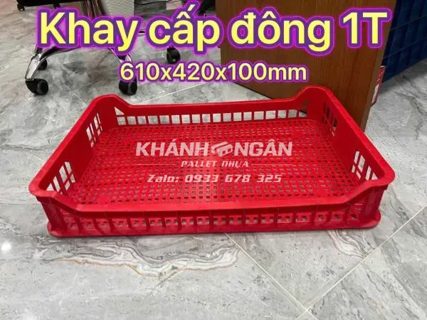 Khay cấp đông 1T Kích thước 610x420x100mm