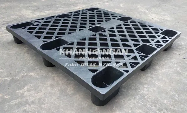 Pallet nhựa chân cốc mới kích thước 1100x1100x140mm