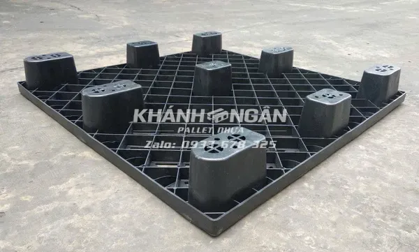 Pallet nhựa chân cốc mới kích thước 1100x1100x140mm