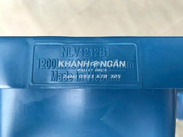 Pallet nhựa chân cốc mới kích thước 1200x1200x140mm