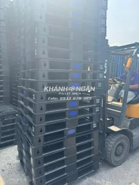 Pallet nhựa cũ 1000x1000x120mm