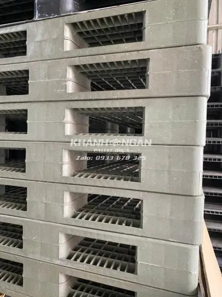 Pallet nhựa cũ 1100x1100x150mm