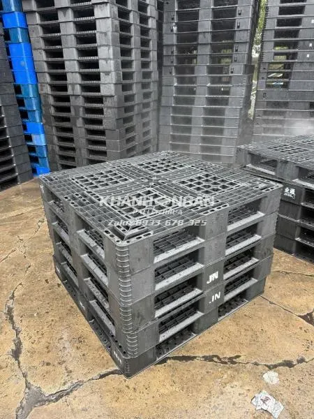 Pallet nhựa cũ kt 1050x1050x140mm