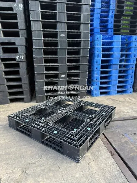 Pallet nhựa cũ kích thước 1100x1100x150mm