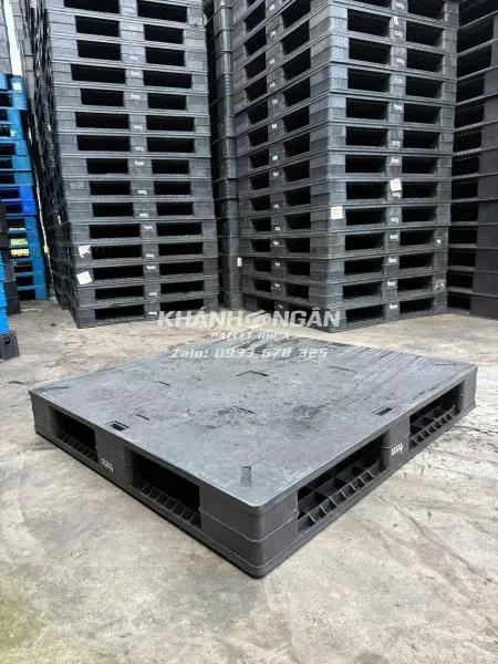 Pallet nhựa cũ kt 1100x1100x150mm