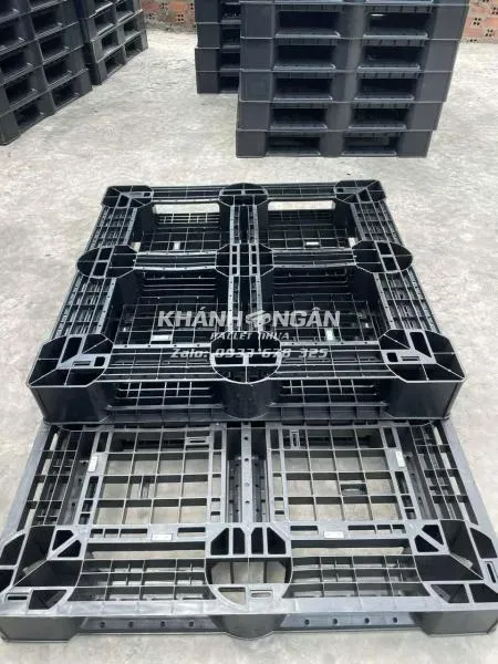Pallet nhựa cũ kt1100x1100x150mm
