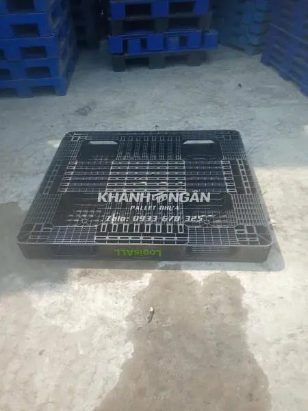 Pallet nhựa cũ kích thước1100x1300x130mm logisall