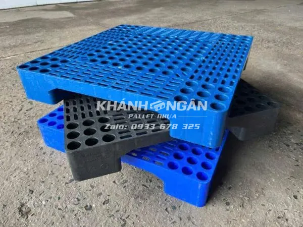 Pallet nhựa lót sàn mới kích thước 600x600x100mm