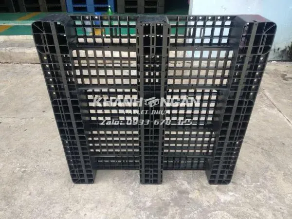 Pallet nhựa mới kích thước 1200x1000x150mm ba chân suốt