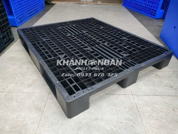 Pallet nhựa mới kích thước 1200x1000x150mm ba chân suốt