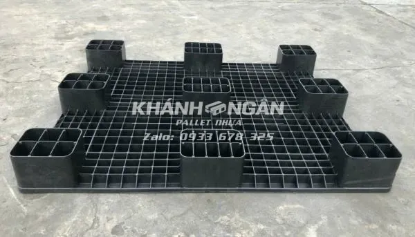 Pallet nhựa mới kích thước 1200x1000x140mm mặt bít