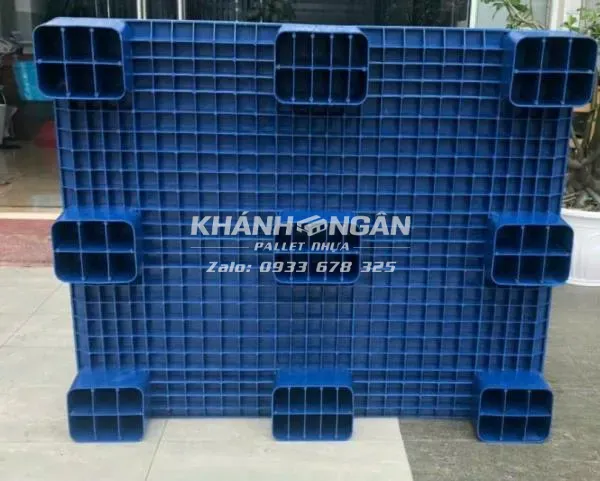 Pallet nhựa mới kích thước 1200x1000x140mm mặt bít