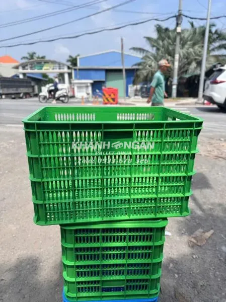 Rổ nhựa 3T9 kích thước 610x420x390mm