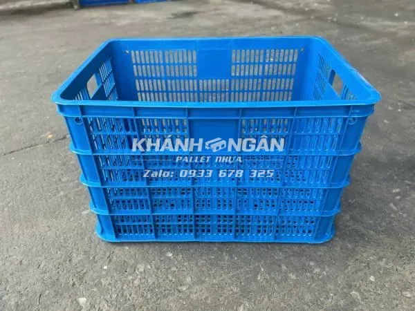 Rổ nhựa 3T9 kích thước 610x420x390mm