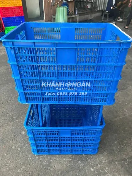 Rổ nhựa 3T9 kích thước 610x420x390mm