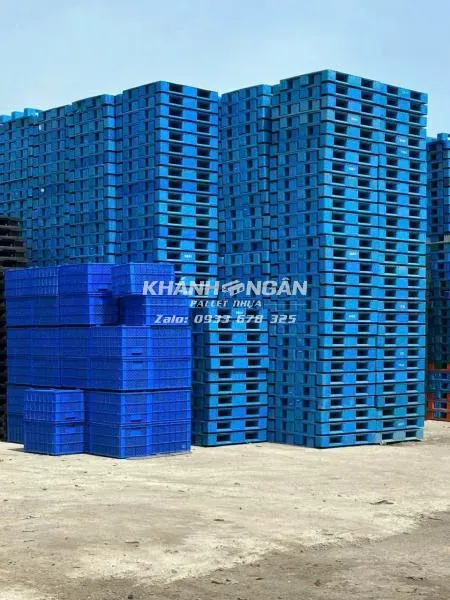 Pallet nhựa cũ 1200x1000x150mm