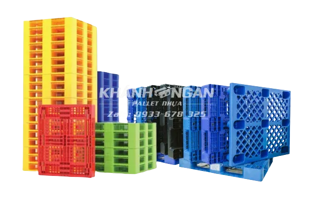 Ứng dụng của pallet nhựa - dùng để kê hàng, vận chuyển hàng hoá
