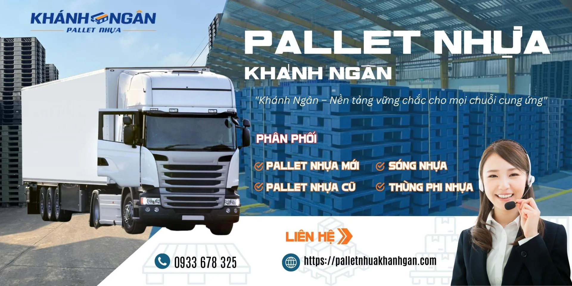 Pallet nhựa Khánh Ngân
