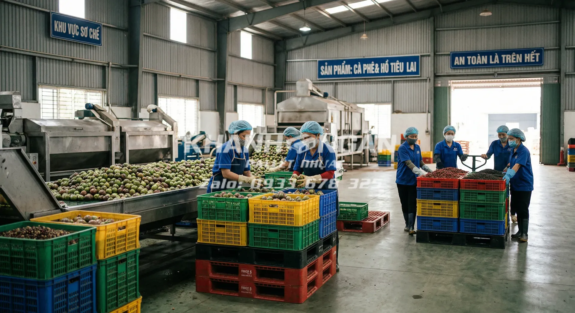 Ứng dụng của pallet nhựa trong sản xuất