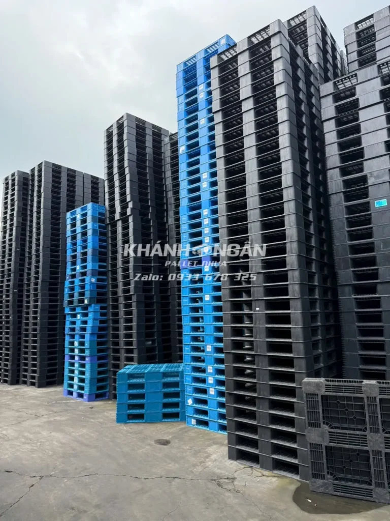 Kho hàng Pallet nhựa Khánh Ngân giá sỉ & lẻ liên hệ mua ngay 0933 678 325